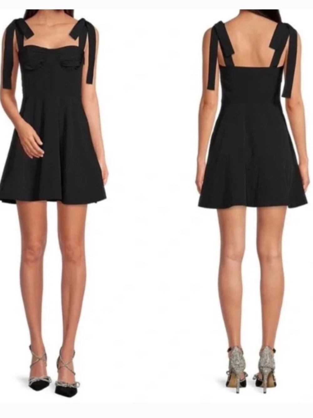 NWT GIANNI BINI DRESS EVERLY BUSTIER SWEETHEART NECK TIE